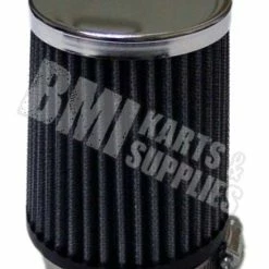 Wholesale 😀 BMI Tapered Chrome Fabric Air Filter, 2-7/16" (Inlet) X 4" (Tall) ❤️